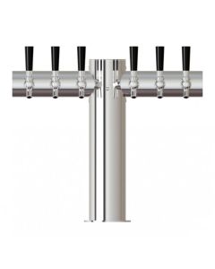 UBC Ture 6 Faucet T Tower Stainless Steel Polished Finish Glycol Ready