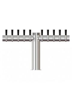 UBC Ture 10 Faucet T Tower Stainless Steel Polished Finish Glycol Ready