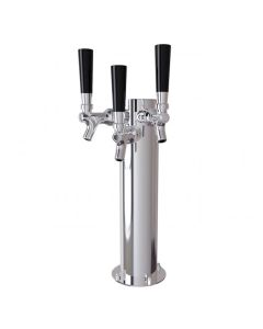 UBC 3 Faucet Column Tower Stainless Steel Polished Finish Air-Cooled