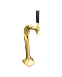 UBC Milano 1 Faucet Column Tower Stainless Steel Gold Finish Glycol Ready