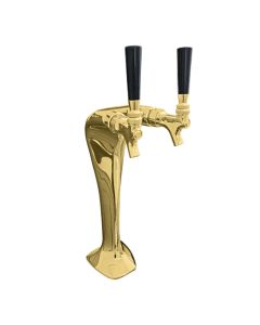UBC Milano 2 Faucet Column Tower Stainless Steel Gold Finish Glycol Ready