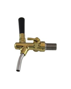 UBC European Flow Control Gold Faucet Self-Closing Stainless Steel