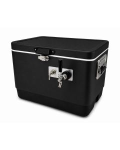 Coldbreak 1-Tap Black Jockey Box | 50' Coils, Front Input