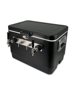 Coldbreak 2-Tap Black Jockey Box | 50' Coils Front Inputs