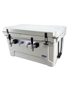 Coldbreak 2-Tap Rotomolded Jockey Box | 100' Coils 65qt Box Front Inputs