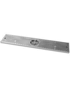 Glass Rinser Drip Tray 36" x 7-1/4" Countertop Stainless Steel