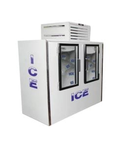 Howard-McCray ICB-2-GL-L 2 Door Solid Ice Merchandiser, Non-Slanted