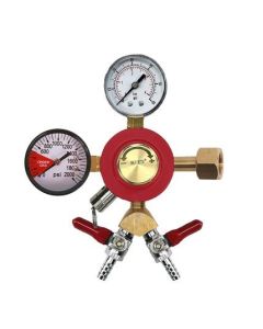 Bev Rite Dual Gauge Dual Output Primary Regulator