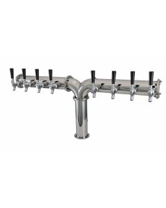 8 Faucet Tower, SS Finish, Y | Glycol-Ready