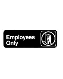 Employees Only Sign                