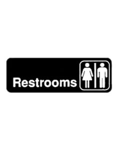 Restrooms Sign for Restaurants and Offices               