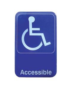 Special Offer - Handicap Accessible Sign, 6" x 9" Braille