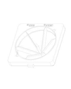Vollrath 15067 Insta Cut 3.5 Wall-Mount 6-Section Wedger Blade Assembly