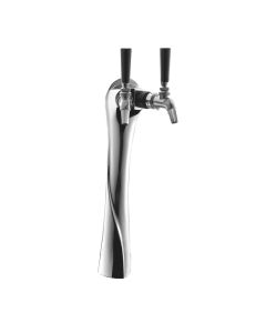 Perlick Lucky 2 Faucet European Chrome Tower, Air Cooled