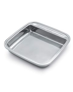 Vollrath 46137 6 qt. Replacement Stainless Steel Food Pan for Intrigue Square Induction Chafer