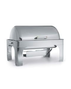 Vollrath 46255 9 qt. Full Size New York Rectangular Countertop Chafer with Dome Cover
