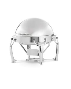 Vollrath 4635610 6 qt. Somerville Round Countertop Chafer with Retractable Dome Cover