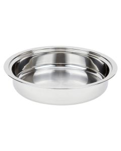 Vollrath 46507 4 qt. Orion Replacement Round Stainless Steel Food Pan