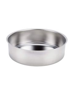Vollrath T3505FP 6 qt. D-Lux Replacement Round Stainless Steel Food Pan for D-Lux Chafer