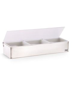 Vollrath 4705 Traex Kondi-Keeper 3 qt. Stainless Steel Condiment Dispenser