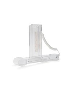 Vollrath TH-1 9" Clear Tongs with Holder and Tether