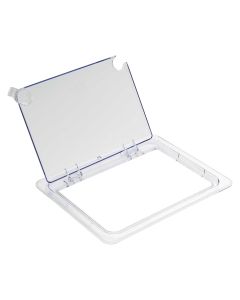 Hinged Polycarbonate Food Pan Cover | Half Size