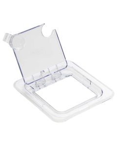 Hinged Polycarbonate Food Pan Cover | Sixth Size