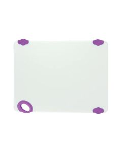 Winco StayGrip Cutting Board | 15" x 20" | Purple