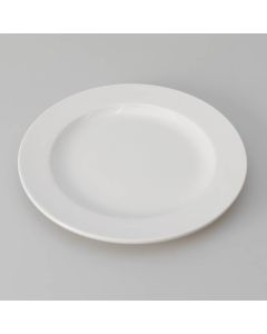 bright white round bread and butter or appetizer china plate for restaurants
