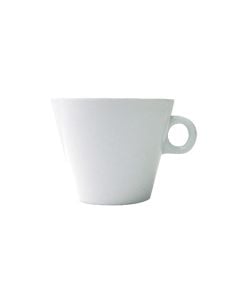 12 oz Porcelain Coffee Cup Bright White Bristol Collection ITI China BL-1