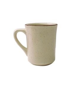 ITI China 8-1/2 Oz Cafe Mug, Brown Speckled, 1 Case