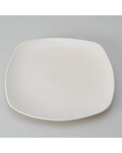 9-3/4" square plate coupe style with rolled edge rim Quad collection ITI China