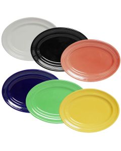 Tuxton 11-1/2" Oval Platter, Concentrix, 1 Case