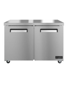 Hoshizaki VUR48A Valiance Undercounter Reach-In Two-Section Refrigerator, 48"