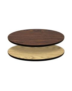 Oak Street OW30R 30" Round 2-Sided Tabletop | Oak and Walnut