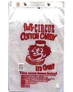 Cotton Candy Printed Clear Bags | 1000/CS