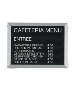 18" X 24" Letter Board, Black