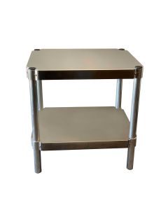 Commercial Kitchen Aluminum Equipment Stand (24" x 30" x 24")