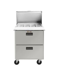 Centerline by Traulsen CLPT-2712-DW Two Drawer Mega Top 27" Sandwich Prep Table