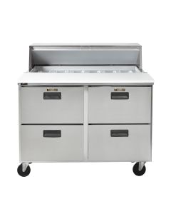 Centerline by Traulsen CLPT-4812-DW Four Drawer 48" Sandwich Prep Table