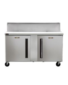 Traulsen C-Series CLPT-6024-SD-LR Two Door Mega Top 60" Sandwich Prep Table