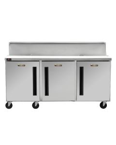 Centerline by Traulsen CLPT-7230-SD-LRR Three Door Mega Top 72" Sandwich Prep Table
