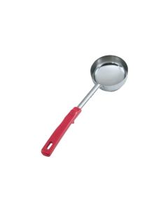 Vollrath 62182 8 oz Orange Handle Portion Control Solid Spoodle