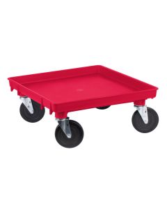 Vollrath 1697-02 Traex Dish Rack Dolly Red