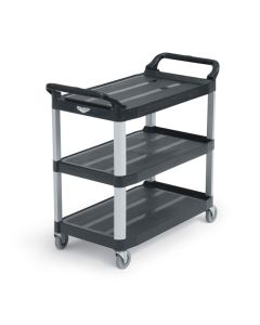 Vollrath 2-Shelf 40" Plastic Utility Cart | 300 Lb Capacity