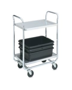 Vollrath 2-Shelf Stainless Steel Utility Cart | 500 Lb Capacity