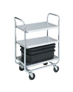 Vollrath 3-Shelf Stainless Steel Utility Cart | 400 Lb Capacity