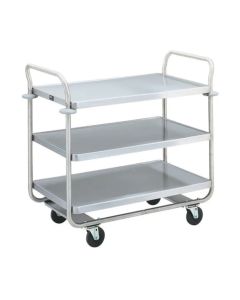 Vollrath Caravelle 3-Shelf Stainless Steel Utility Cart | 500 Lb Capacity