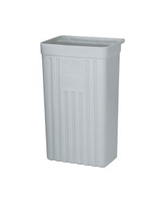 Vollrath Polyethylene Refuse Bin | Gray | 13-1/2" x 8" x 22-3/4"