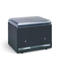 Vollrath Two-Sided Bulk Unwrapped Straw Dispenser Black
